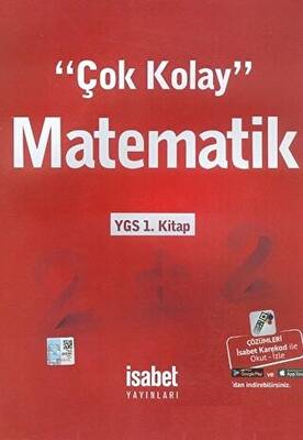 İsabet Yayınları YGS Çok Kolay Matematik 1.Kitap - 1