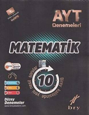 Birey Eğitim Yayınları YKS AYT Matematik 10`lu Deneme Video Çözümlü Birey Yayınları - 1